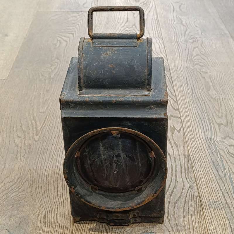 Vintage SA Railways red signal lantern