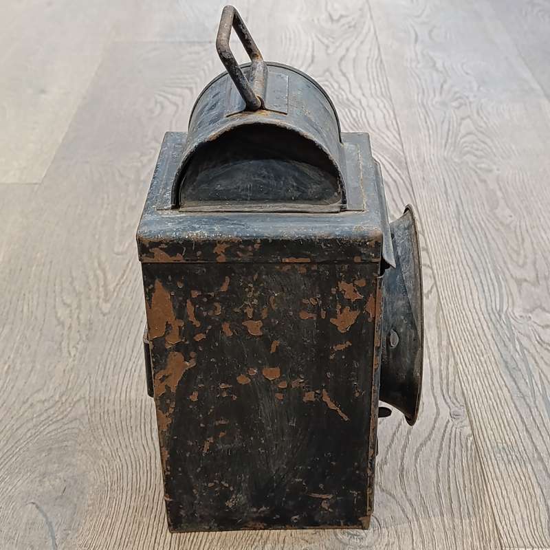Vintage SA Railways red signal lantern