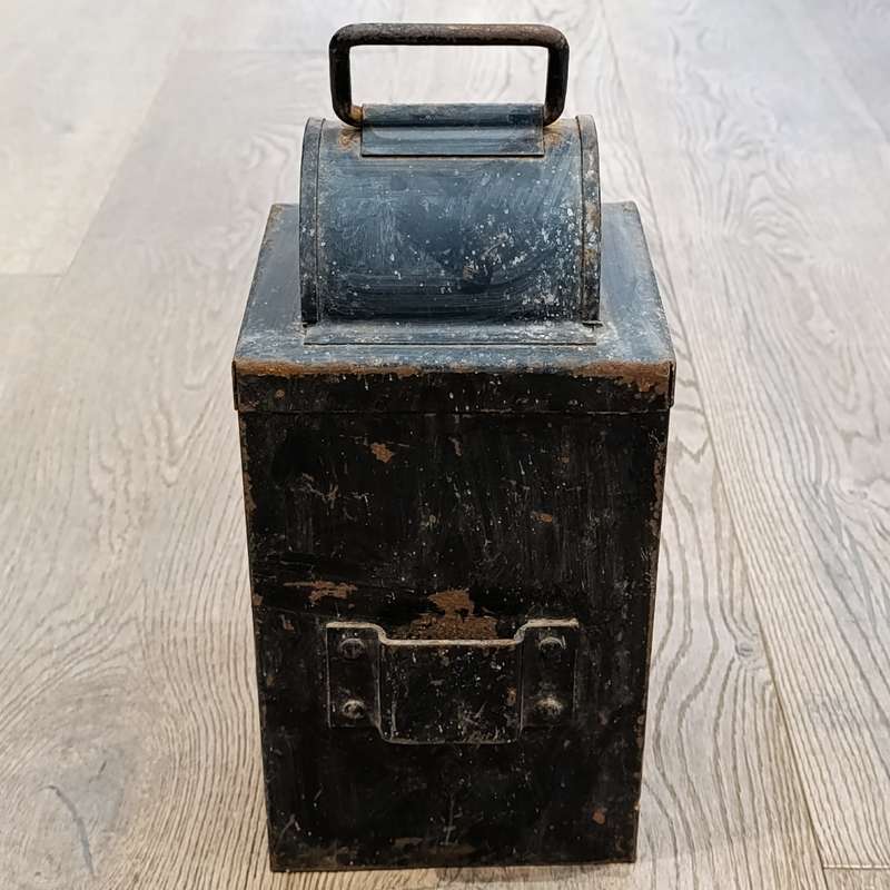 Vintage SA Railways red signal lantern