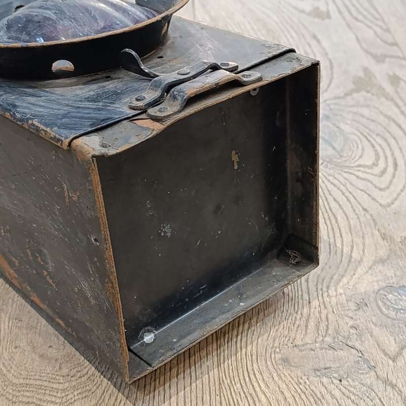 Vintage SA Railways red signal lantern