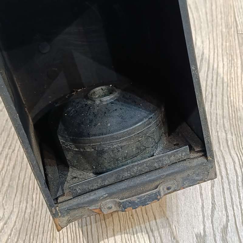 Vintage SA Railways red signal lantern