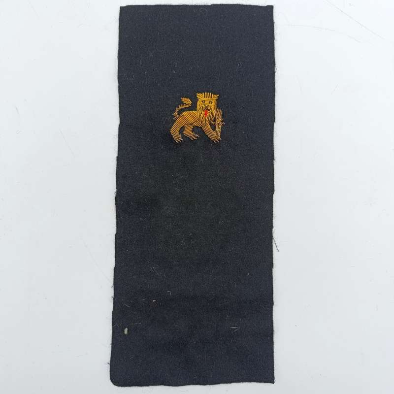 Pair of SA Navy bullion wire cloth badges for epaulettes
