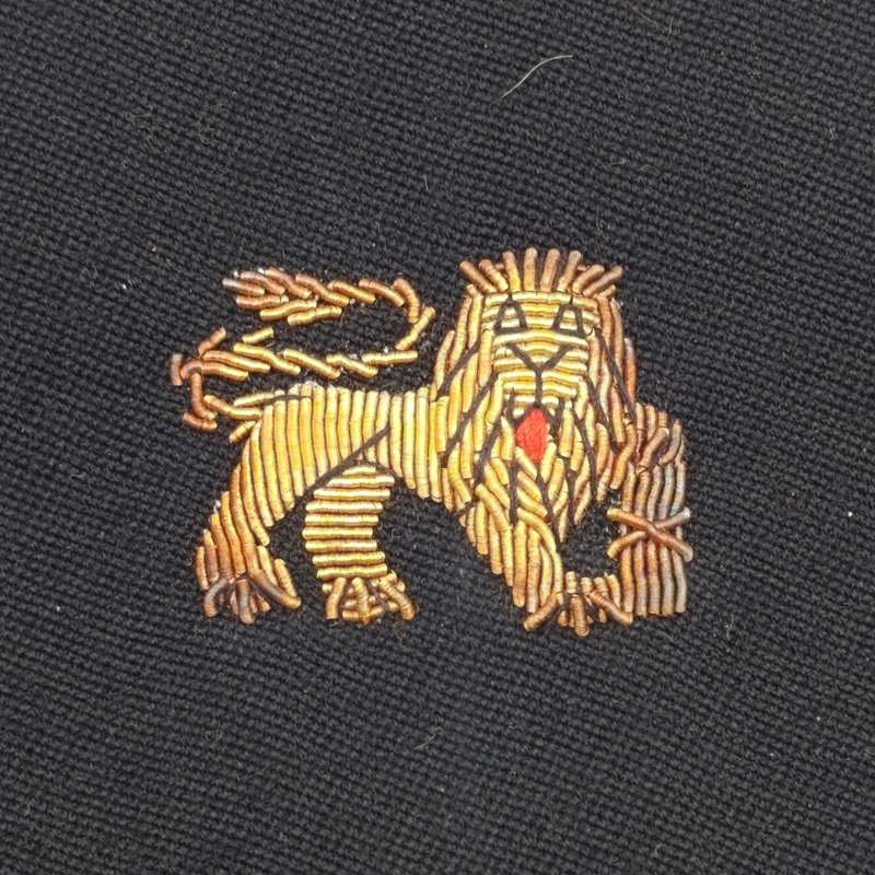 Pair of SA Navy bullion wire badges for epaulettes