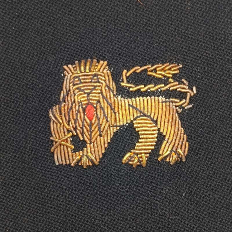 Pair of SA Navy bullion wire badges for epaulettes