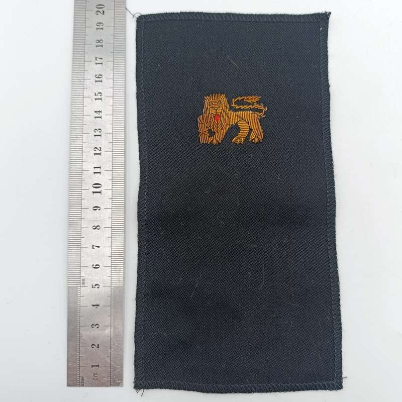 Pair of SA Navy bullion wire badges for epaulettes