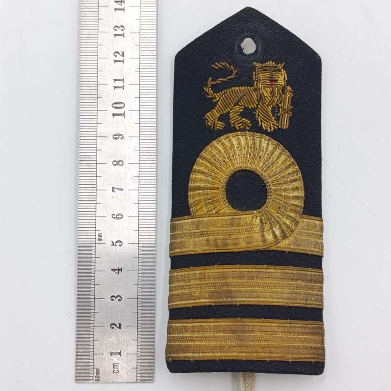 Pair of SA Navy Commander rank epaulettes