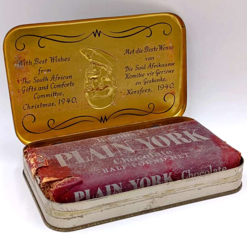 Greetings from South Africa WW2 Jan Smuts tin