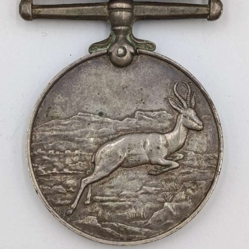 Pair of WW2 medals to AC Prinsloo - Africa service medal (silver) and Africa star