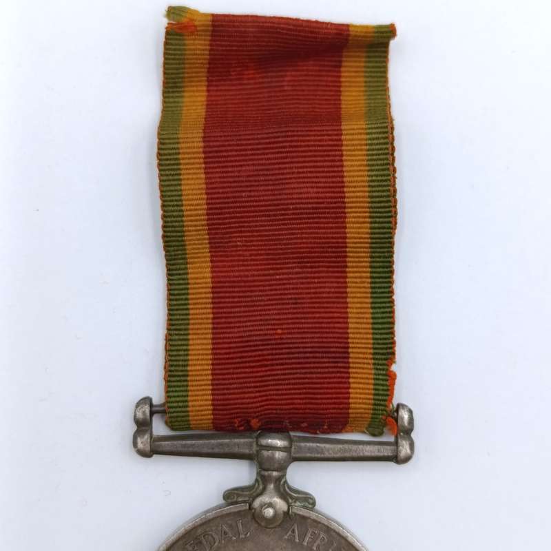 Pair of WW2 medals to AC Prinsloo - Africa service medal (silver) and Africa star