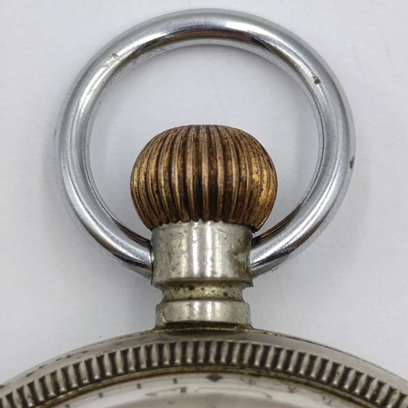 Vintage Cyma pocket watch with Nickel case - working