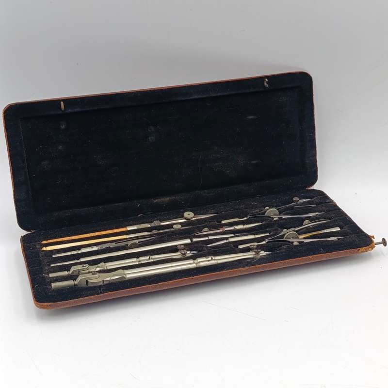 Riefler Nesselwang and Munchen technical drawing set - antique