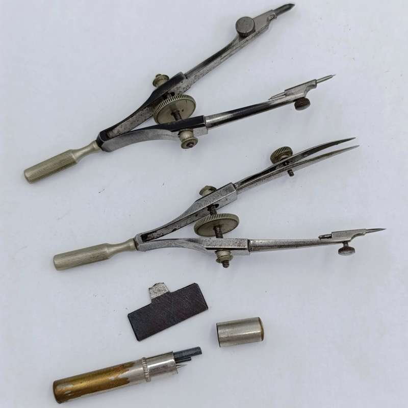 Riefler Nesselwang and Munchen technical drawing set - antique