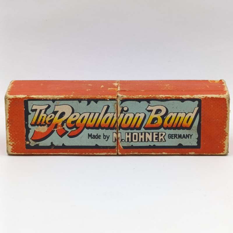 Regulation Band Hohner mouth harmonica in original box