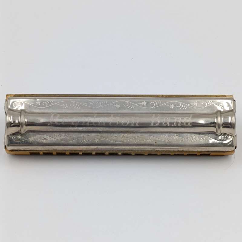 Regulation Band Hohner mouth harmonica in original box