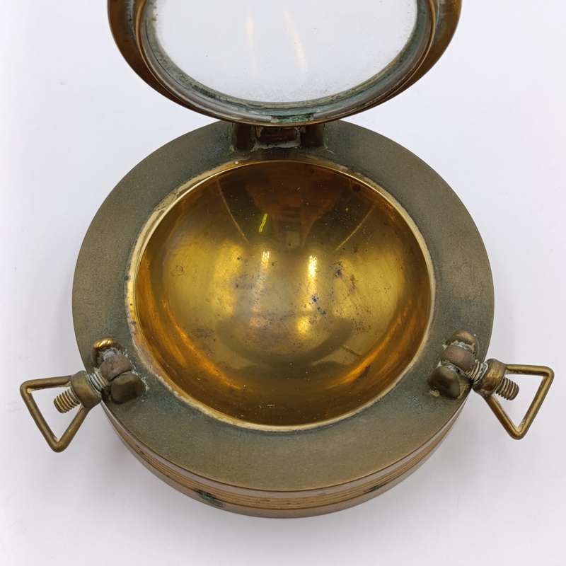 Ships porthole ashtray - solid brass