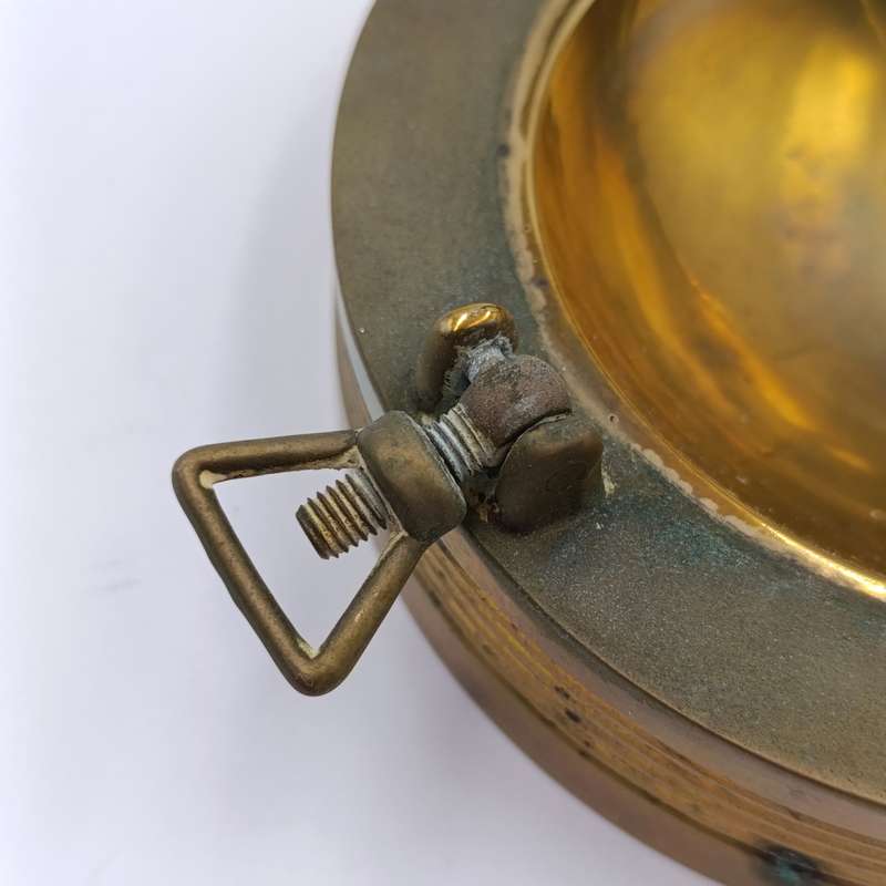 Ships porthole ashtray - solid brass