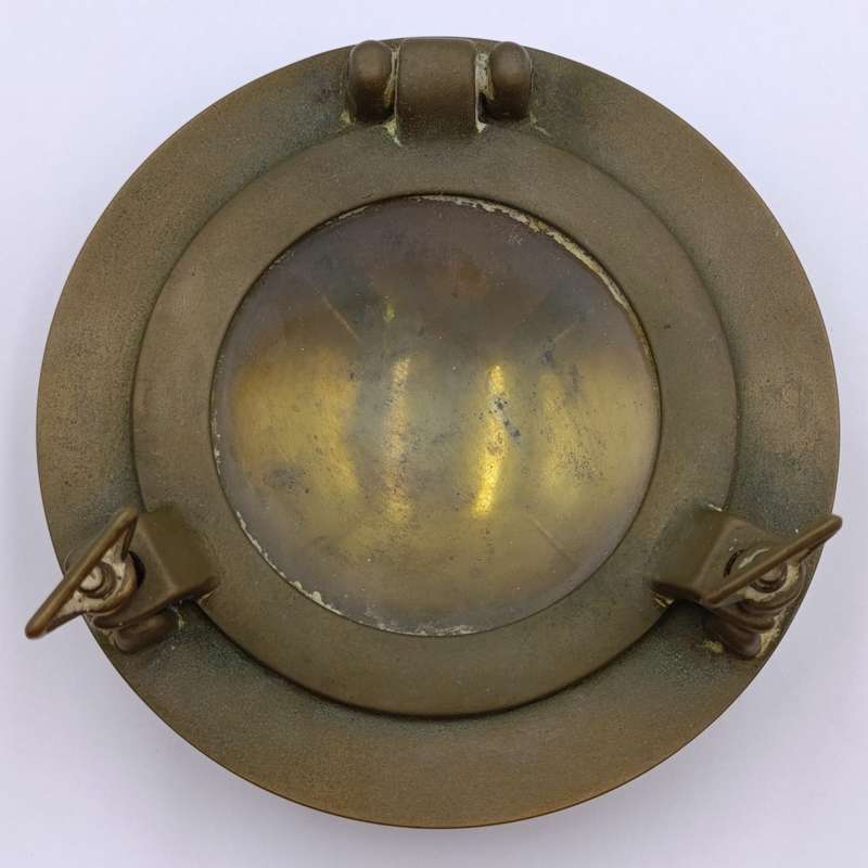 Ships porthole ashtray - solid brass