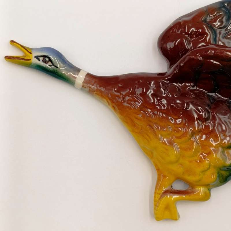 Vintage Ceramic flying duck wall hanging