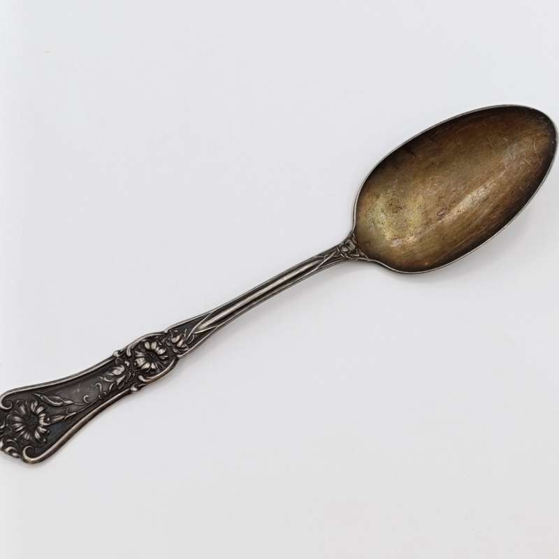 Lot of 3 Wm A ROGERS SXR large tablespoons - marked Patent of 1708
