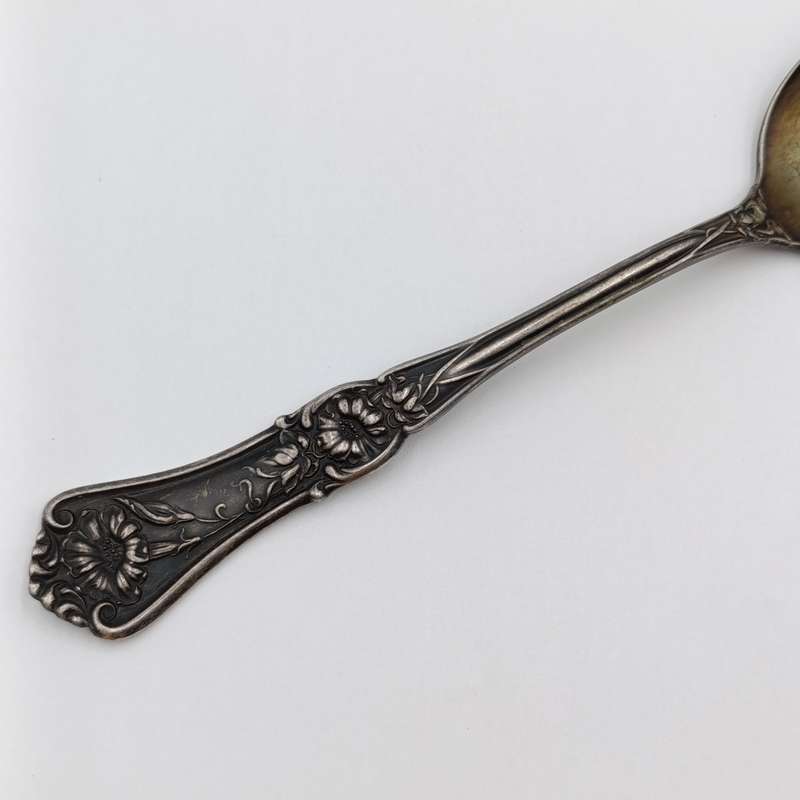 Lot of 3 Wm A ROGERS SXR large tablespoons - marked Patent of 1708