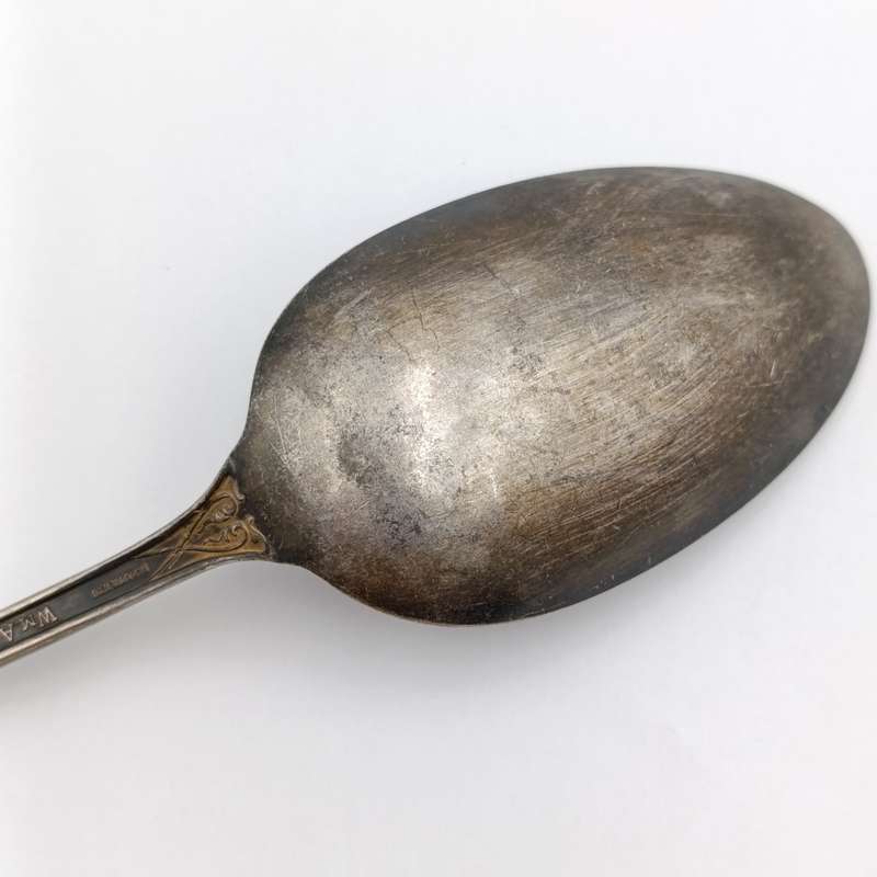 Lot of 3 Wm A ROGERS SXR large tablespoons - marked Patent of 1708