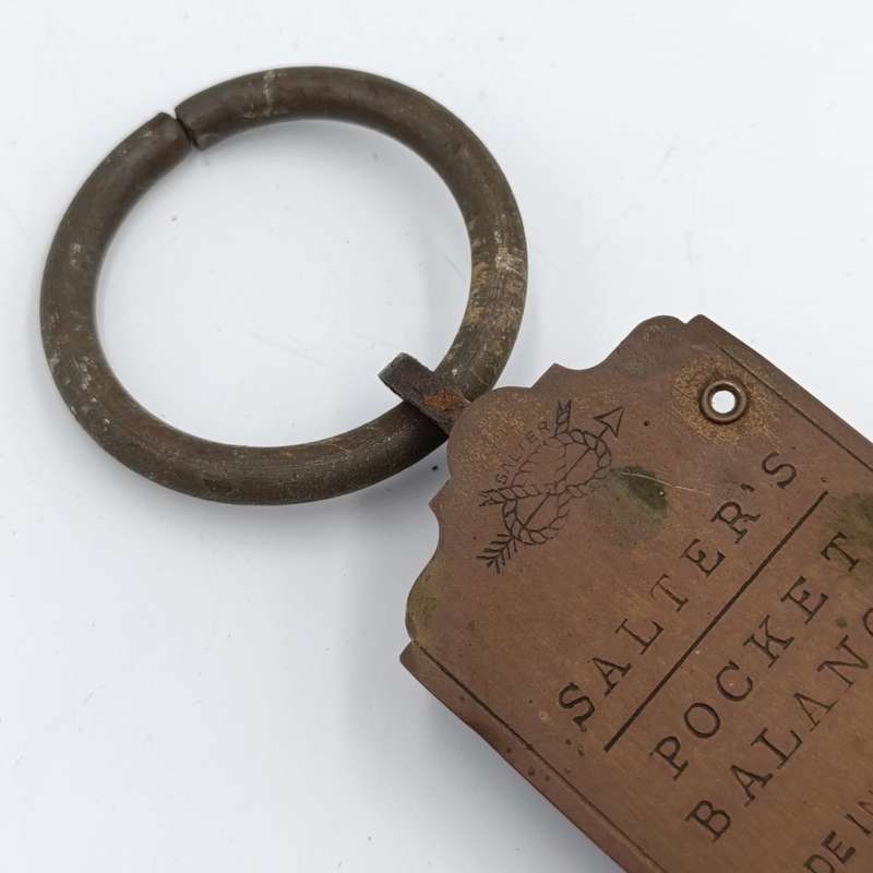 Salter pocket balance 50 pound scale - antique