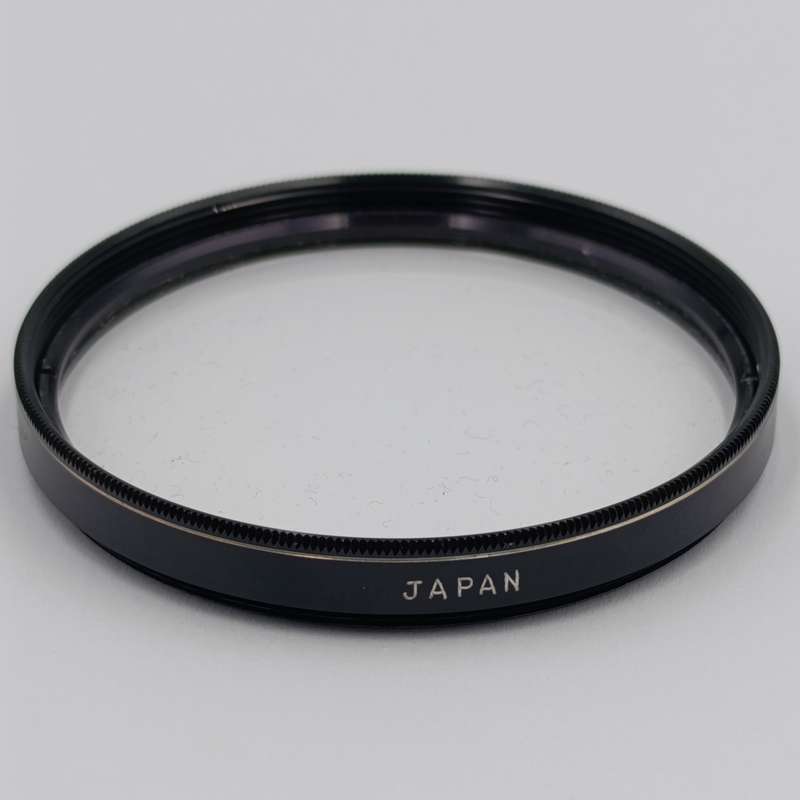 Nikkor and Toshiba lens covers / glare covers 52mm in leatherette box