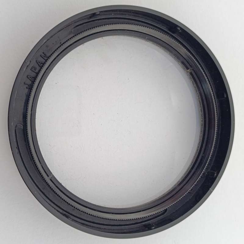 Nikkor and Toshiba lens covers / glare covers 52mm in leatherette box