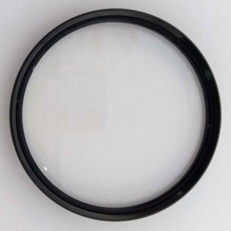 Nikkor and Toshiba lens covers / glare covers 52mm in leatherette box