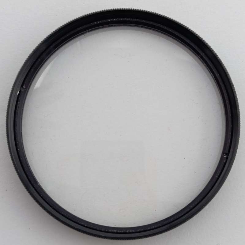 Nikkor and Toshiba lens covers / glare covers 52mm in leatherette box