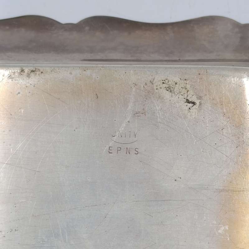 Vintage silverplated cheese dish