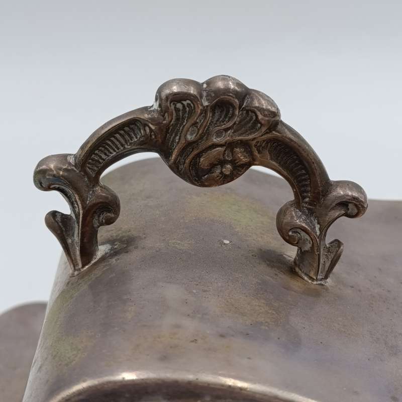 Vintage silverplated cheese dish