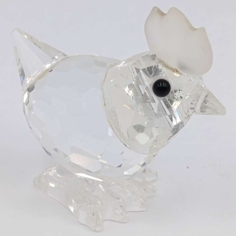 Swarovski crystal mini Chicken figurine