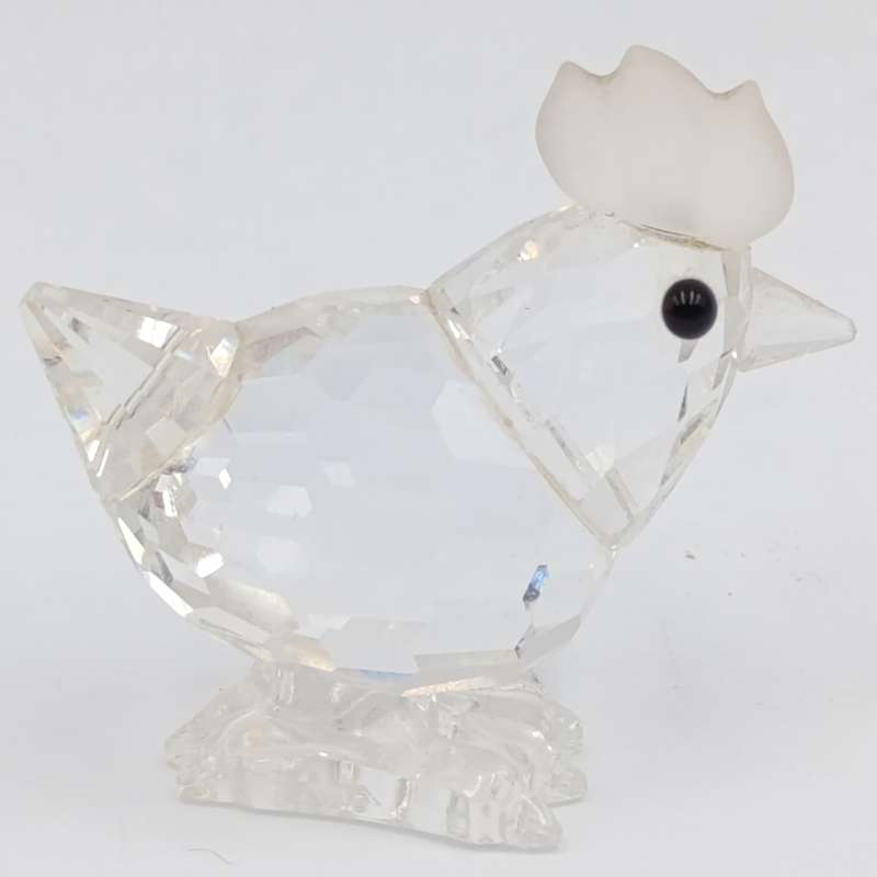 Swarovski crystal mini Chicken figurine