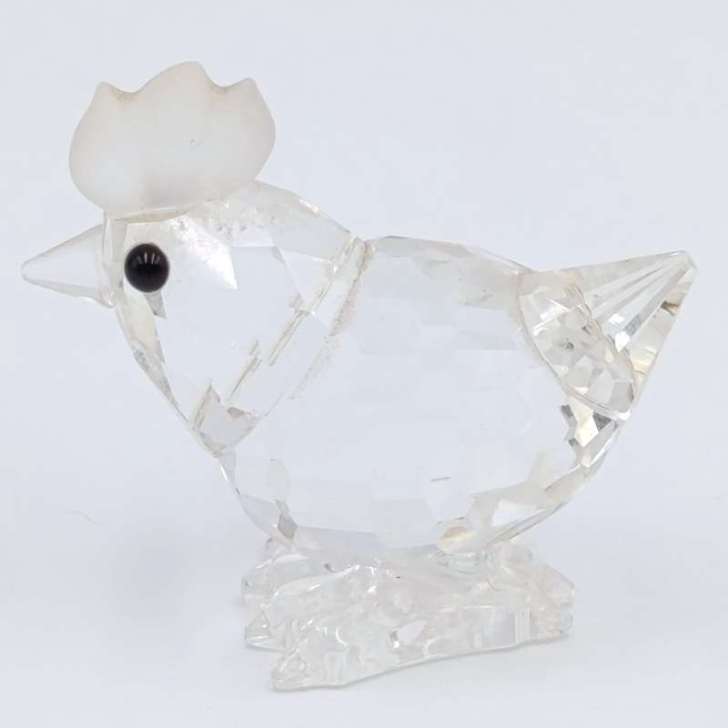 Swarovski crystal mini Chicken figurine