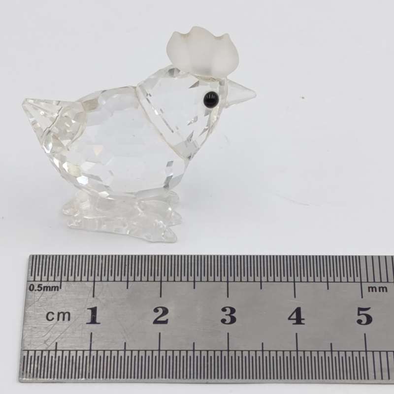 Swarovski crystal mini Chicken figurine