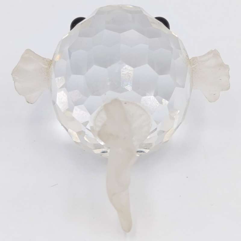 Swarovski crystal mini Puffer Fish figurine