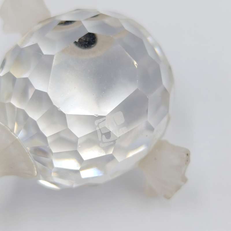 Swarovski crystal mini Puffer Fish figurine