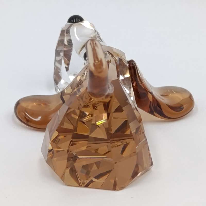 Swarovski colored crystal Peppino Basset hound figurine