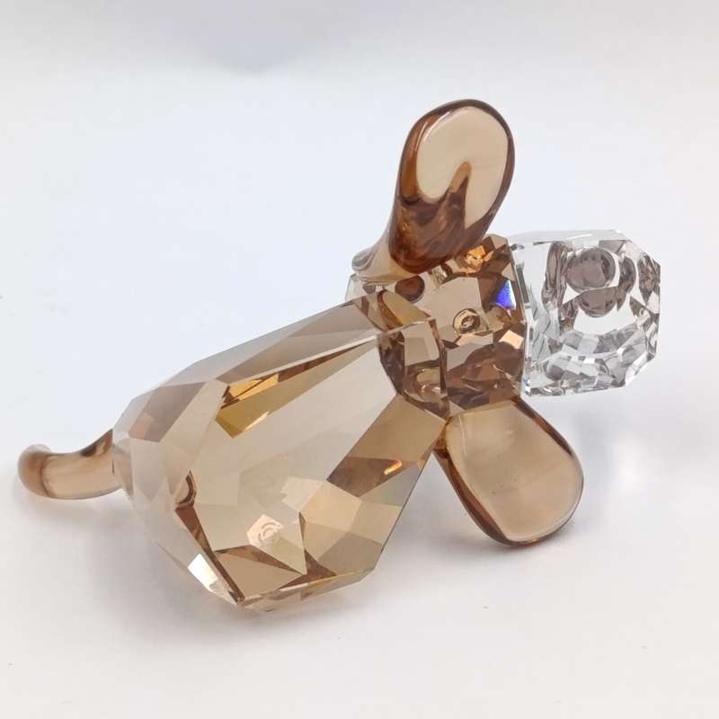 Swarovski colored crystal Peppino Basset hound figurine