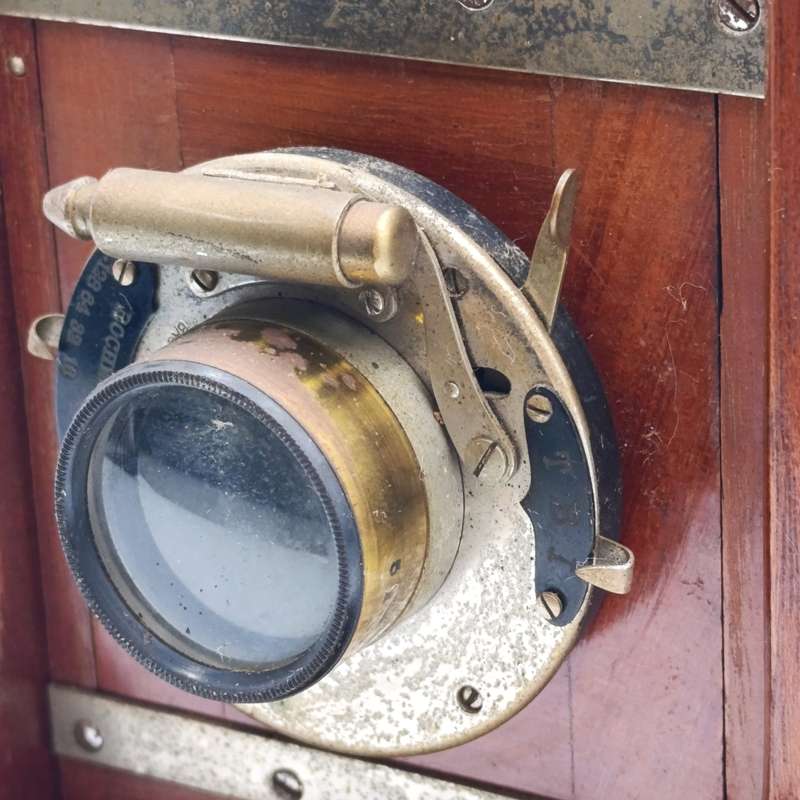 Antique Conley folding camera - shutter working but bellows needs attention