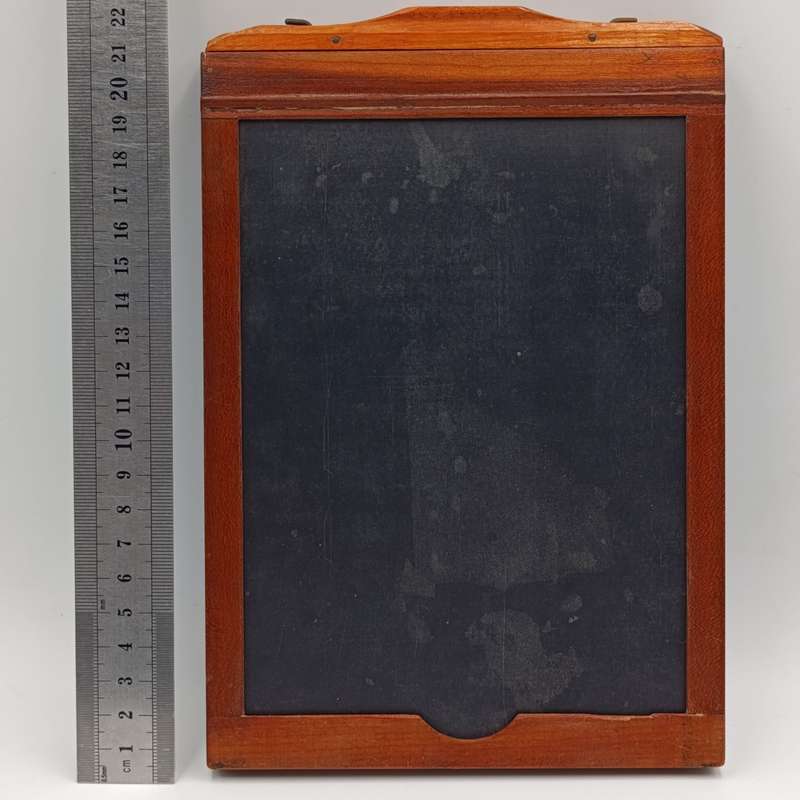 antique Large format 5x7 wooden film holder