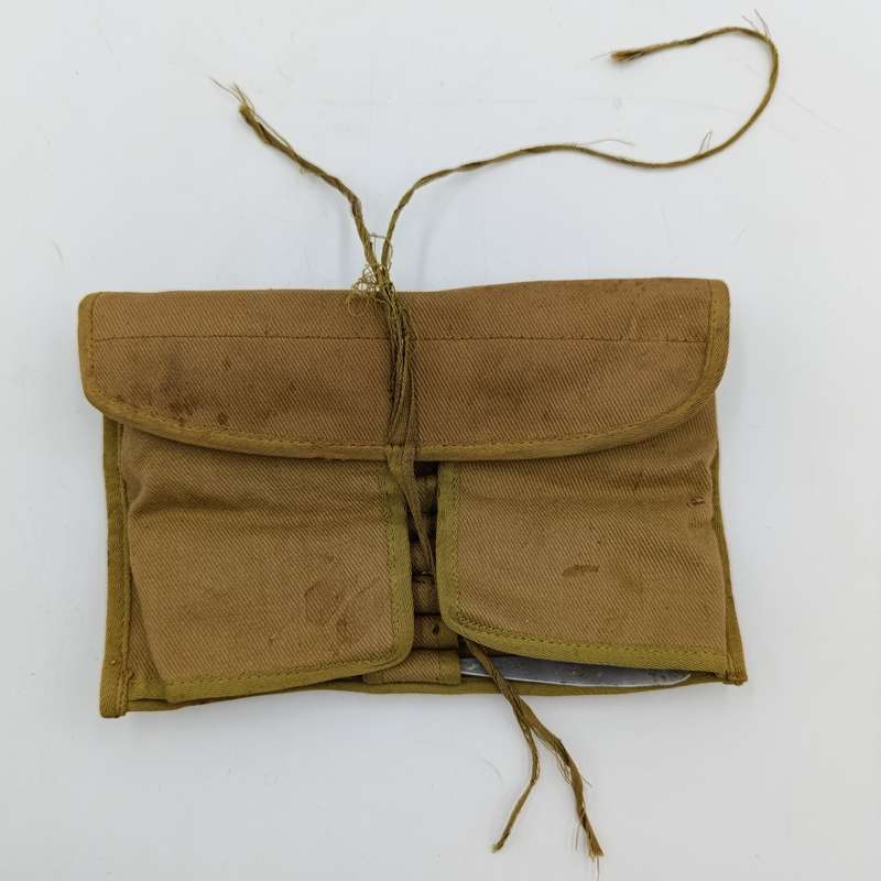 Lot of vintage clay modelling tools in pouch