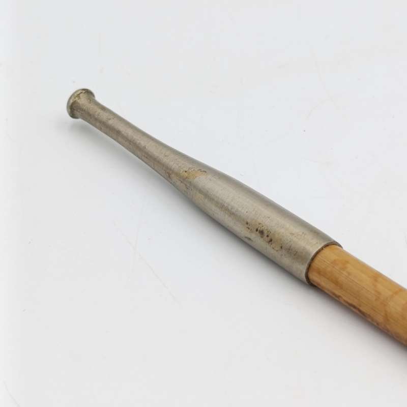 Vintage bamboo and metal opium smoking pip