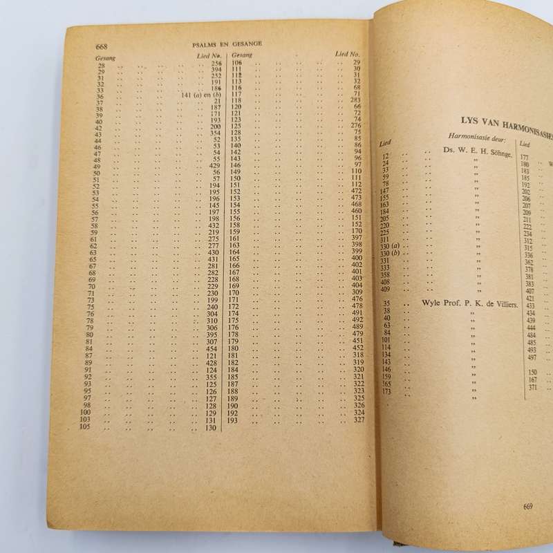 Die Halleluja - Psalms, Gesange en ander liedere - 1956 issue
