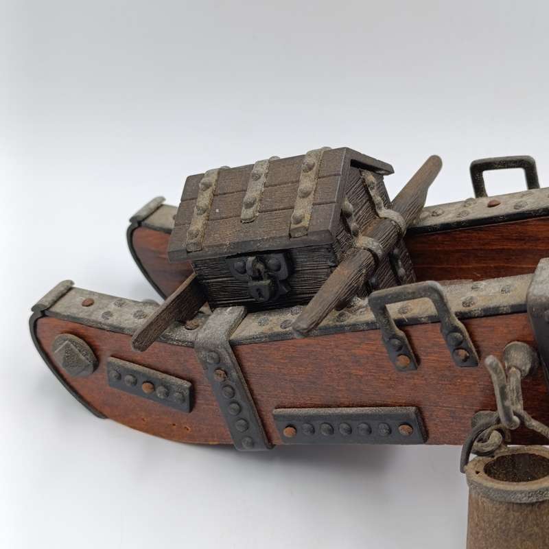 Vintage Napoleon toy cannon model with accessories