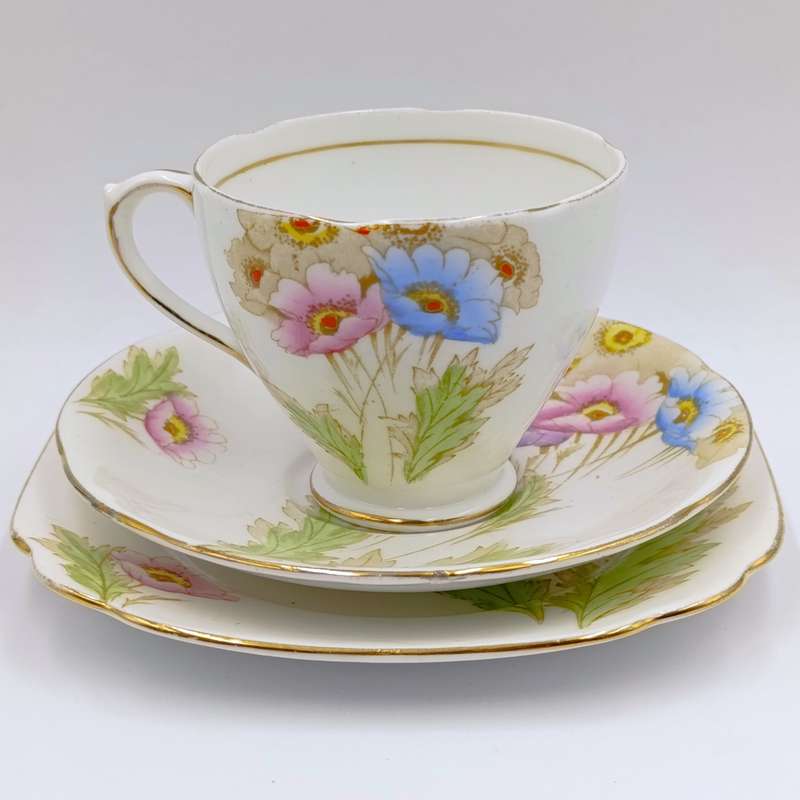 Vintage Royal Standard porcelain trio