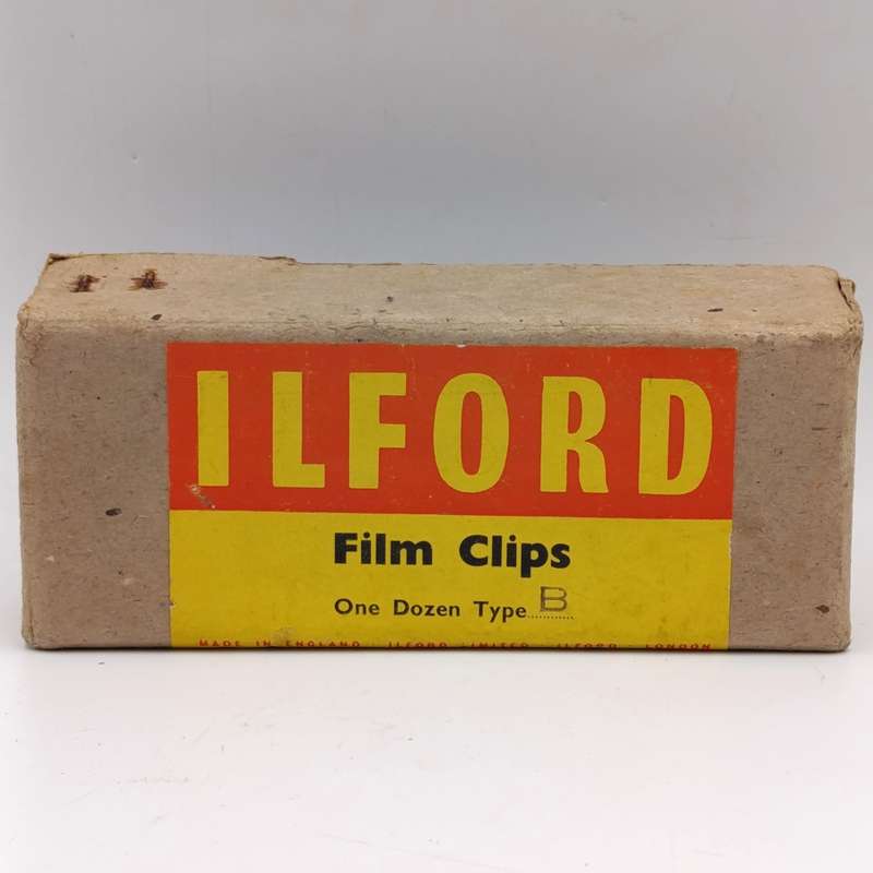 Vintage Ilford Type B Film Clips in box