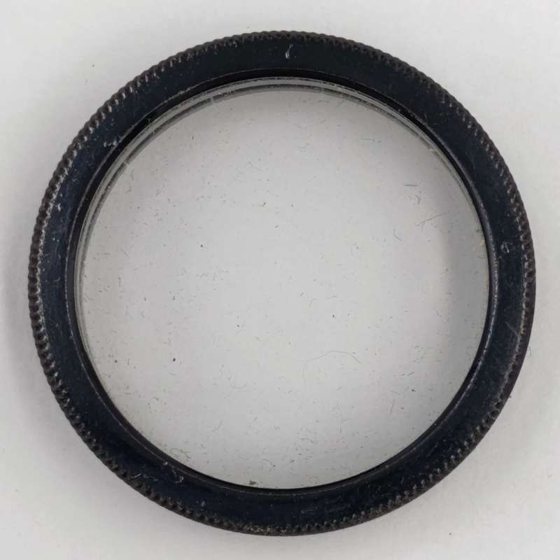 Lot of 3 Antique No.6 lens filters in case