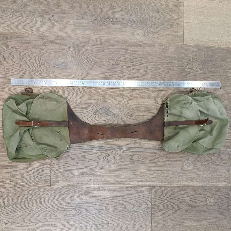 Vintage Military horse saddle bag - looks like Rhodesian Army